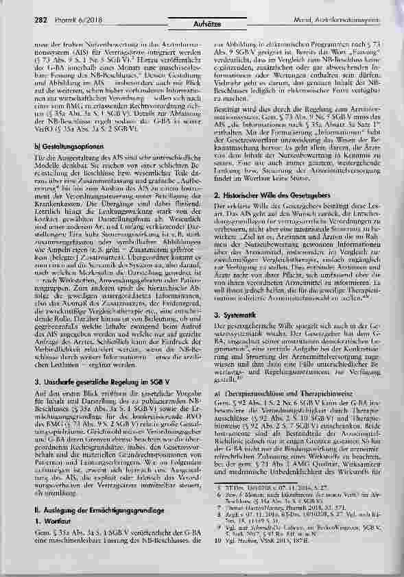 Vorschauseite 2: Arztinformationssystem: Information der Vertragsärzte oder Steuerung desVerordnungsverhaltens?