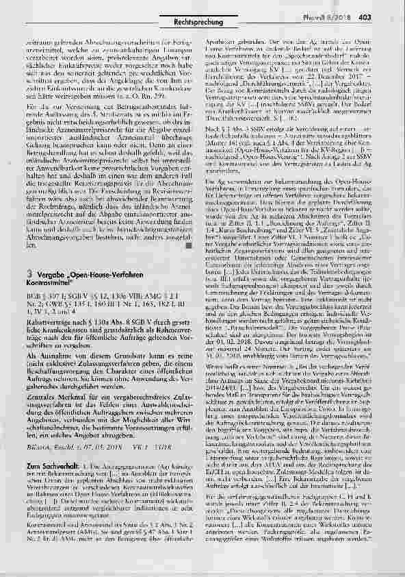 Vorschauseite 6: Anspruch auf Rückerstattung des Kaufpreises für ein Krebsmedikament