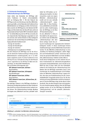 Vorschauseite 3: Smarte Ausleihe – Einführung der Selbstverbuchung mit dem eigenen Endgerät an der UB der RWTH Aachen1