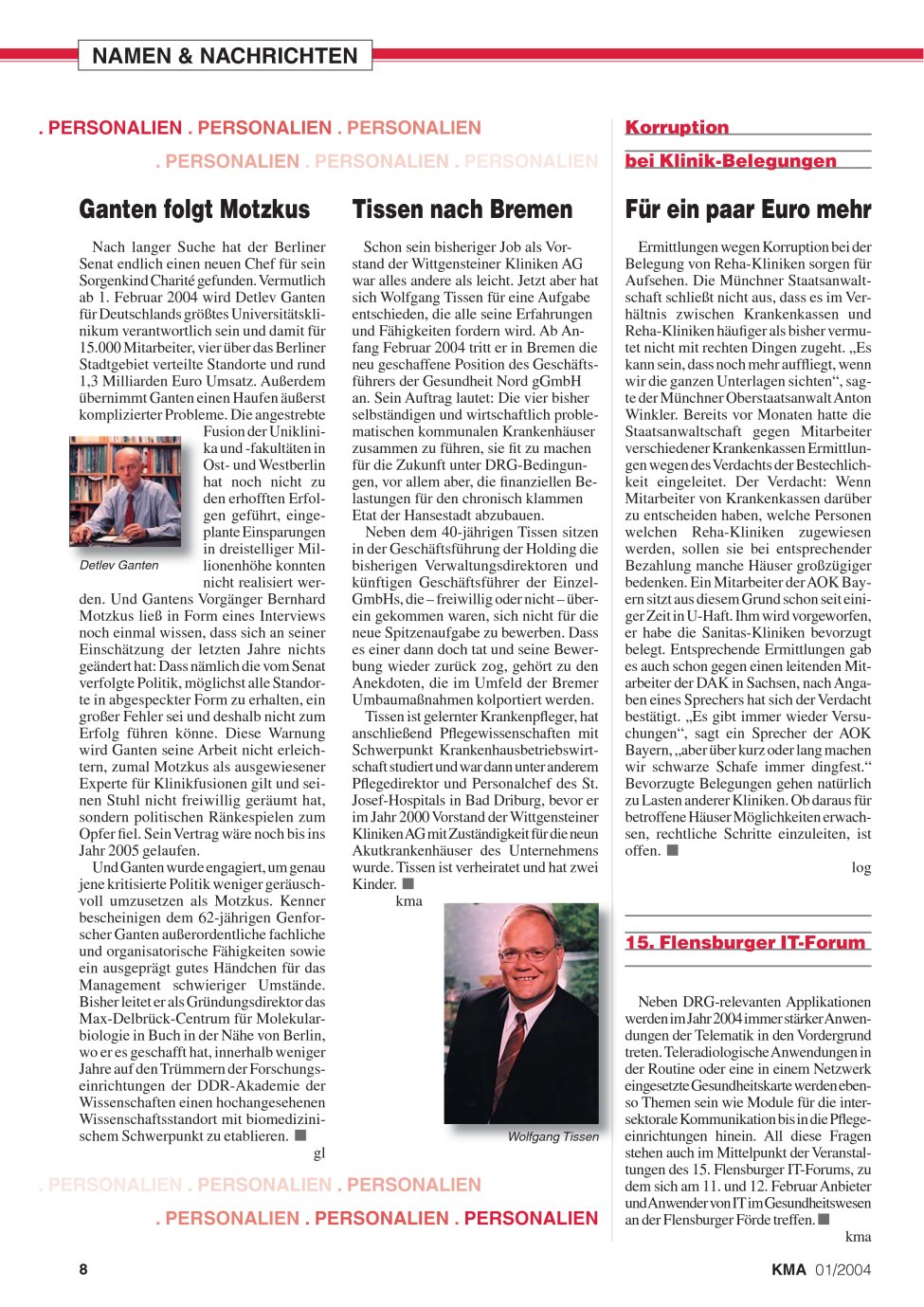 Vorschauseite 1: Tissen nach Bremen