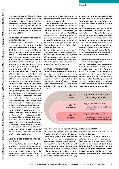 Vorschauseite 2: Das Flow-Erleben in der praktischen Ausbildung stärken