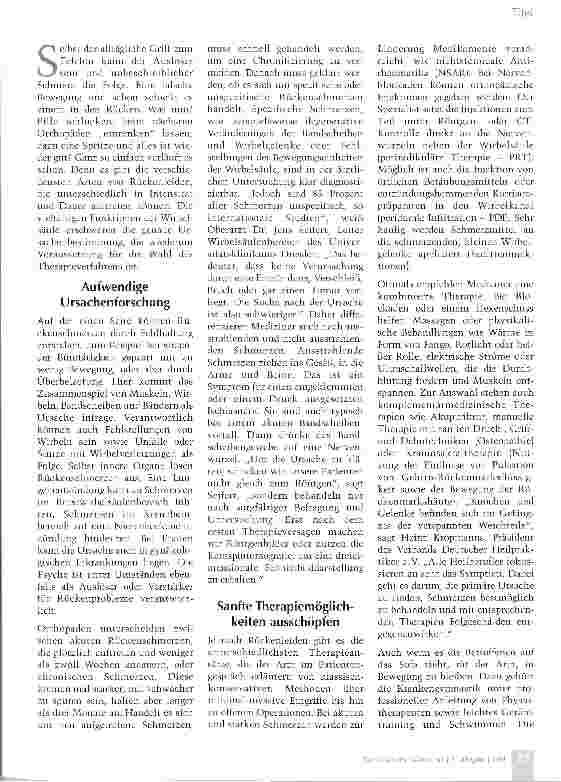 Vorschauseite 2: Ein Schmerz und viele Ursachen