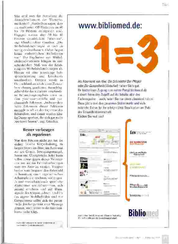 Vorschauseite 4: Ein Schmerz und viele Ursachen