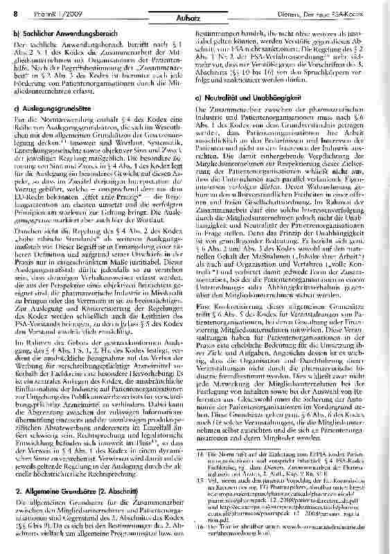 Vorschauseite 3: Der neue FSA-Kodex zur Zusammenarbeit mit Patientenorganisationen