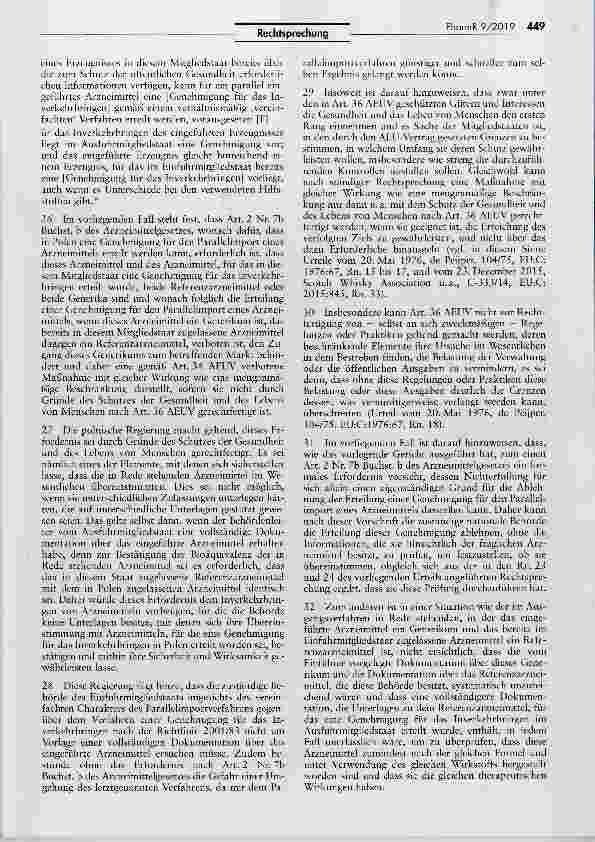 Vorschauseite 4: Parallelimport von Arzneimitteln