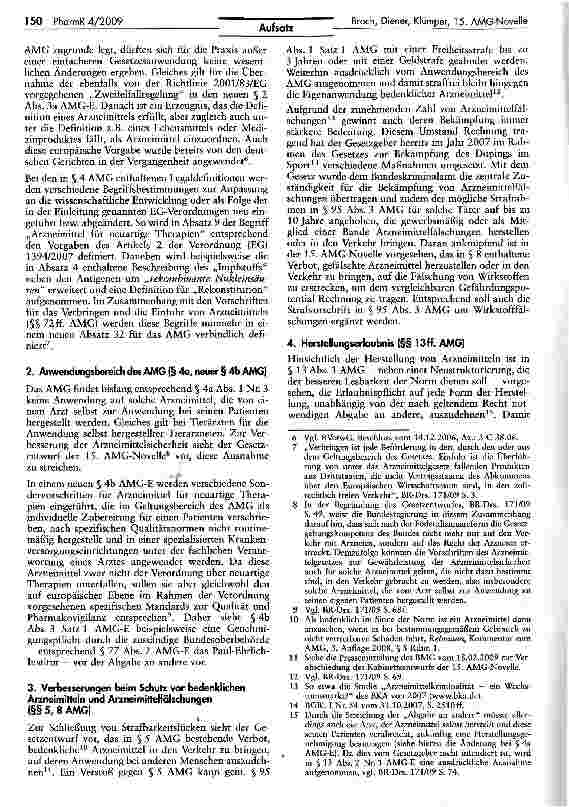 Vorschauseite 2: Der Regierungsentwurf zur 15. AMG-Novelle - Fast alles gut?