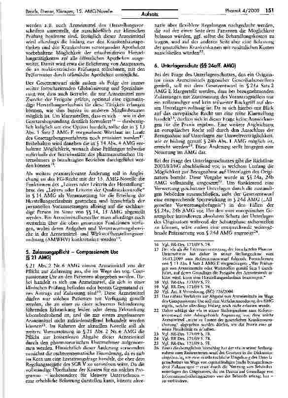 Vorschauseite 3: Der Regierungsentwurf zur 15. AMG-Novelle - Fast alles gut?