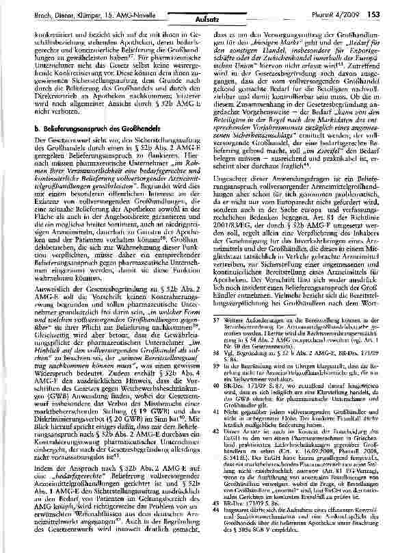 Vorschauseite 5: Der Regierungsentwurf zur 15. AMG-Novelle - Fast alles gut?