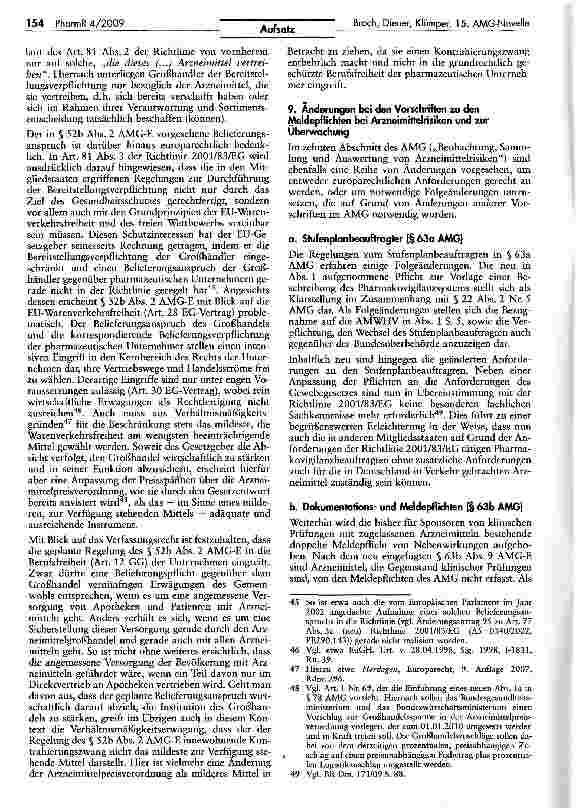 Vorschauseite 6: Der Regierungsentwurf zur 15. AMG-Novelle - Fast alles gut?