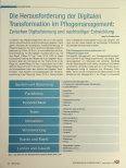 Vorschauseite 1: Die Herausforderung der Digitalen Transformation im Pflegemanagement: Zwischen Digitalisierung und nachhaltiger Entwicklung