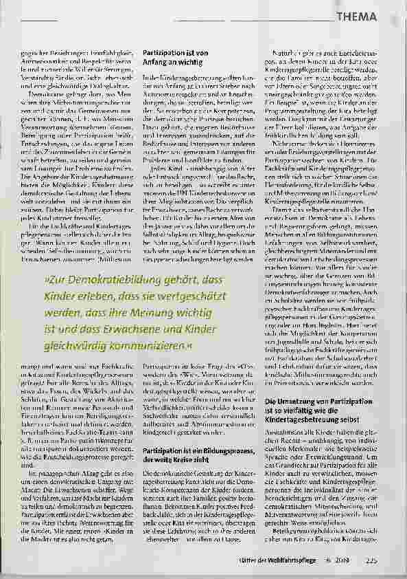 Vorschauseite 2: Früh übt sich. .. Demokratiebildung und Vielfaltspädagogik in der Kindertagesbetreuung