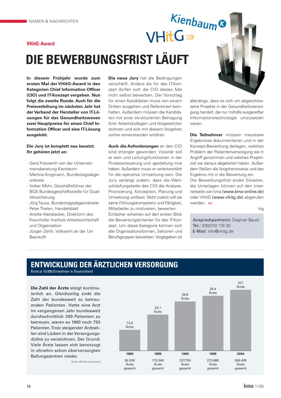 Vorschauseite 1: Die Bewerbungsfrist läuft
