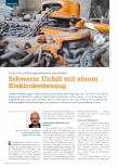 Vorschauseite 1: Schwerer Unfall mit einem Elektrokettenzug