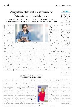 Vorschauseite 1: Zugriffsrechte auf elektronische Patientenakte nachbessern