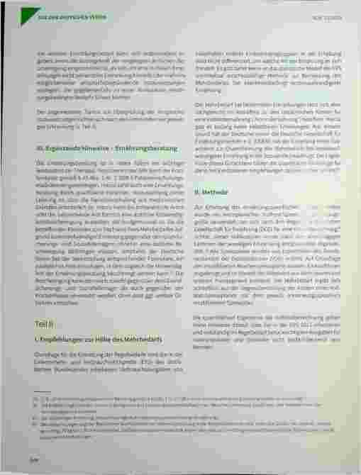 Vorschauseite 5: Empfehlungen des Deutschen Vereins zur Gewährung des Mehrbedarfs bei kostenaufwändiger Ernährung gemäß § 30 Abs. 5 SGB XII