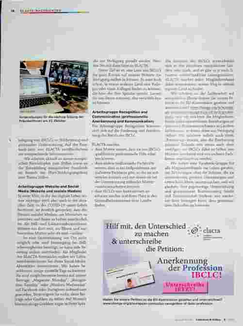 Vorschauseite 2: Neuigkeiten vom ELACTA-Vorstand