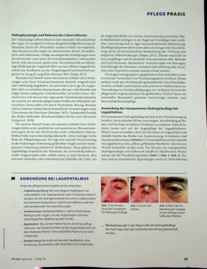 Vorschauseite 2: Augenpflege bei fehlendem Lidschluss