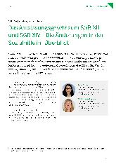 Vorschauseite 1: Das Anpassungsgesetz zum SGB XII und SGB XIV – Die Änderungen in der Sozialhilfe im Überblick