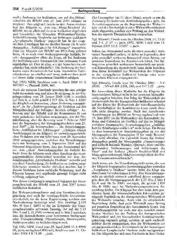 Vorschauseite 2: Kein Anspruch auf Nachzutassung eines homöopathischen Arzneimittels bei fehlender Kombinationsbegründung