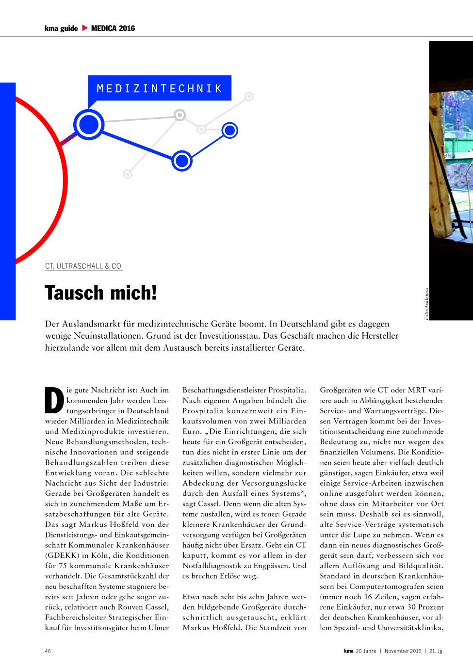 Vorschauseite 1: CT, Ultraschall & Co.: Tausch mich!