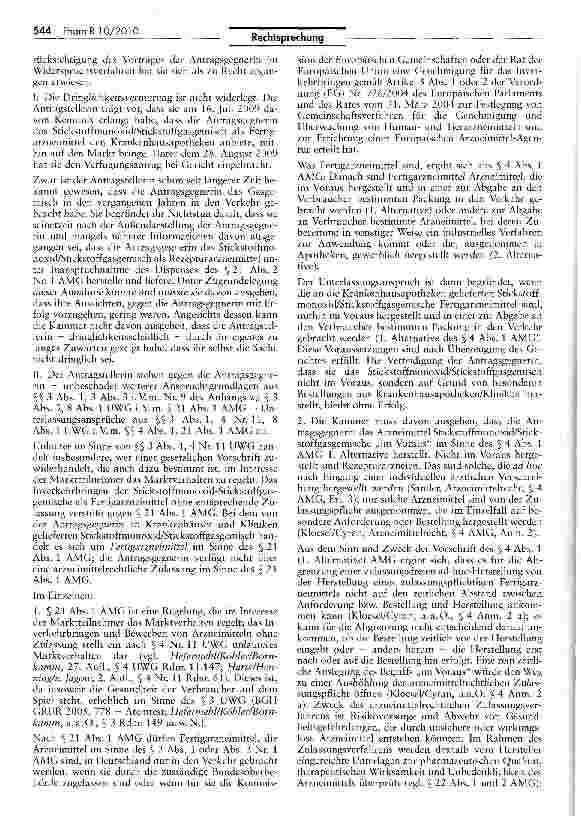 Vorschauseite 3: Zum Inverkehrbringen eines SHckstoffmonoxid-Stickstoffgasgemisches als Fertigarzneimittel