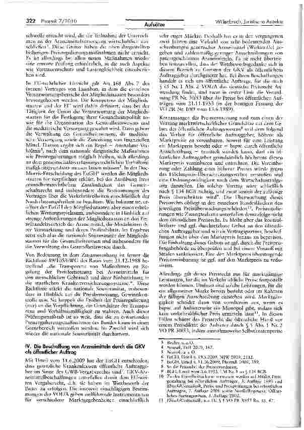 Vorschauseite 2: Juristische Aspekte der Regulierung von Arzneimittelpreisen