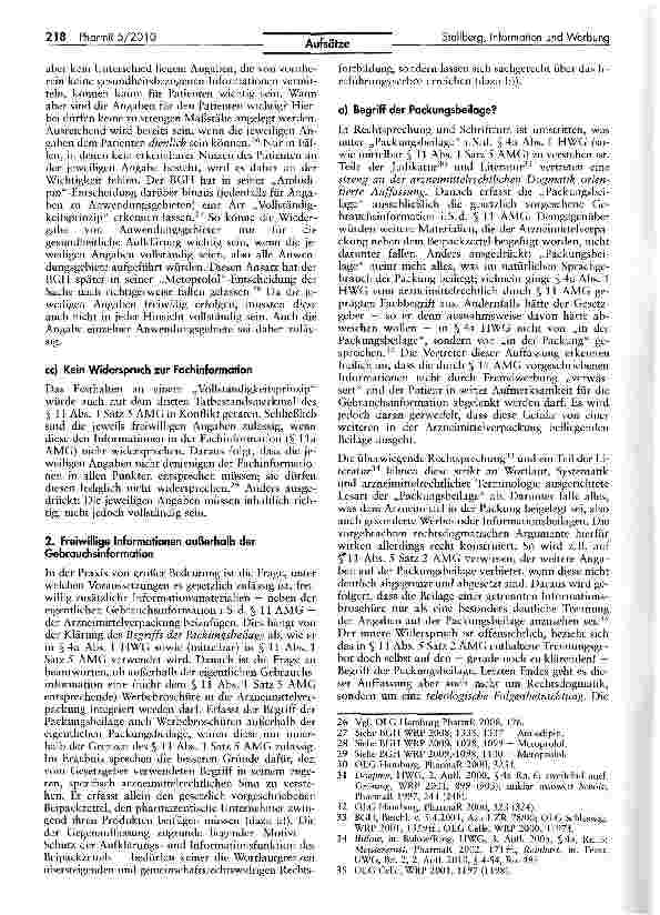 Vorschauseite 5: Information und Werbung in und auf Arzneimittelverpackungen — Rechtliche Gestaftungsmöglichkeiten und Grenzen
