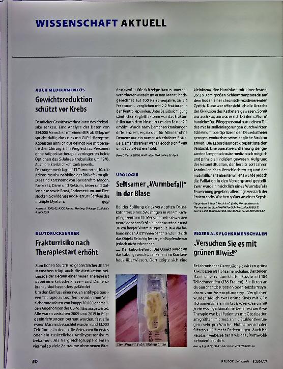 Vorschauseite 1: Wisenschaft Aktuell