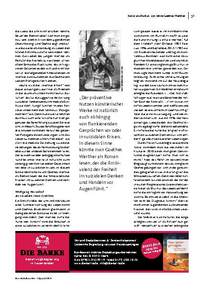 Vorschauseite 2: Der Werther-Effekt - Eine Legende, die zum Lesen auffordert