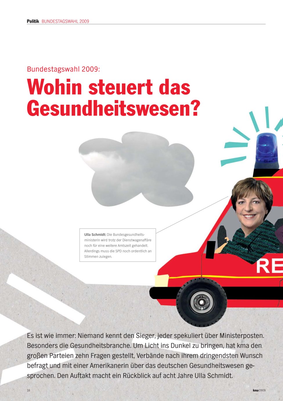 Vorschauseite 1: Wohin steuert das Gesundheitswesen?