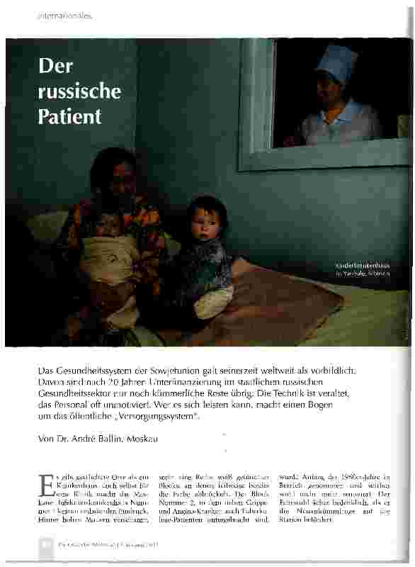 Vorschauseite 1: Der russische Patient