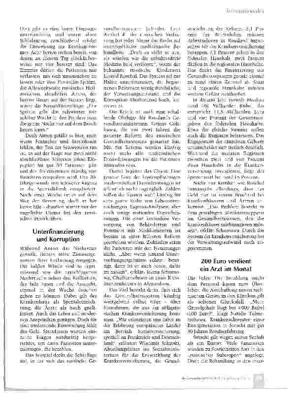 Vorschauseite 2: Der russische Patient
