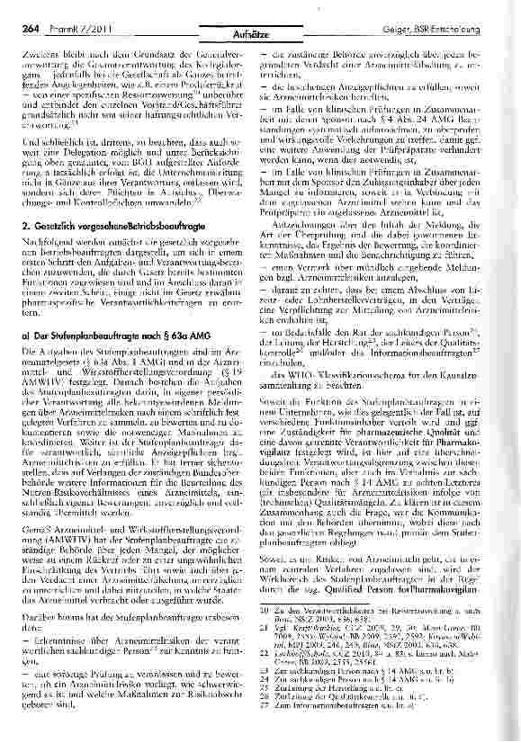 Vorschauseite 3: Verantwortungsabgrenzung in der pharmazeutischen Industrie nach der „BSR-Entscheidung des BGH