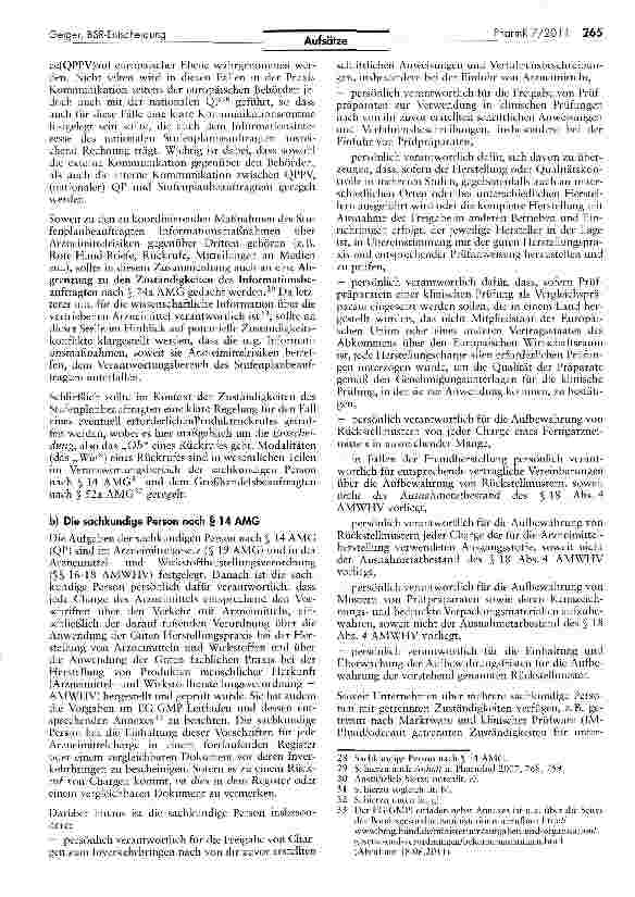 Vorschauseite 4: Verantwortungsabgrenzung in der pharmazeutischen Industrie nach der „BSR-Entscheidung des BGH