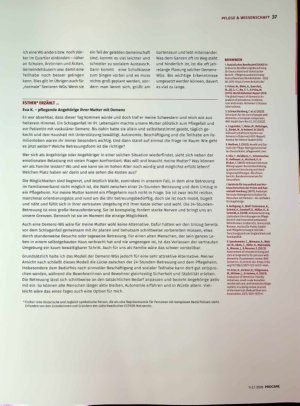 Vorschauseite 4: Wohngemeinschaften für Menschen mit Demenz - ein Zukunftsmodell?