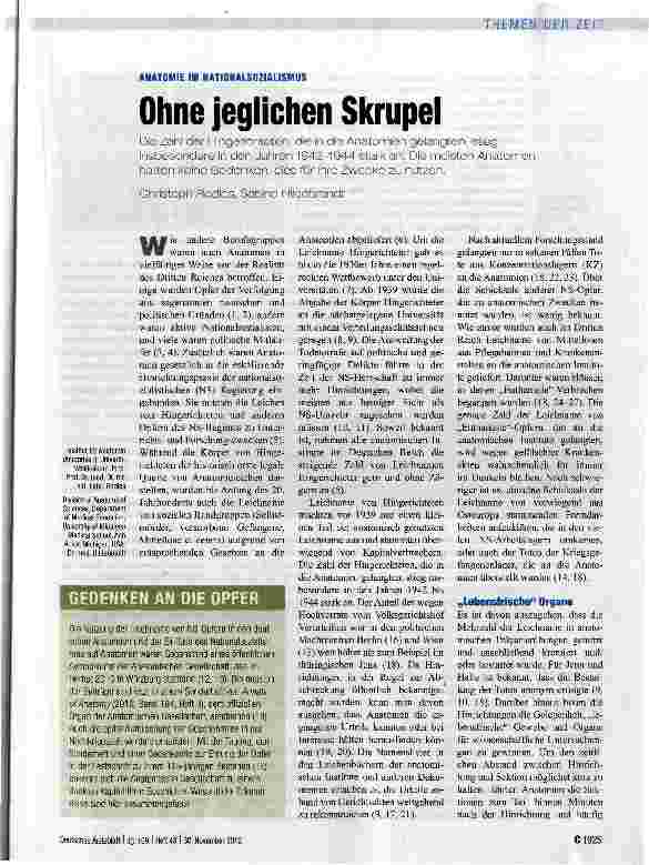 Vorschauseite 1: Ohne jeglichen Skrupel