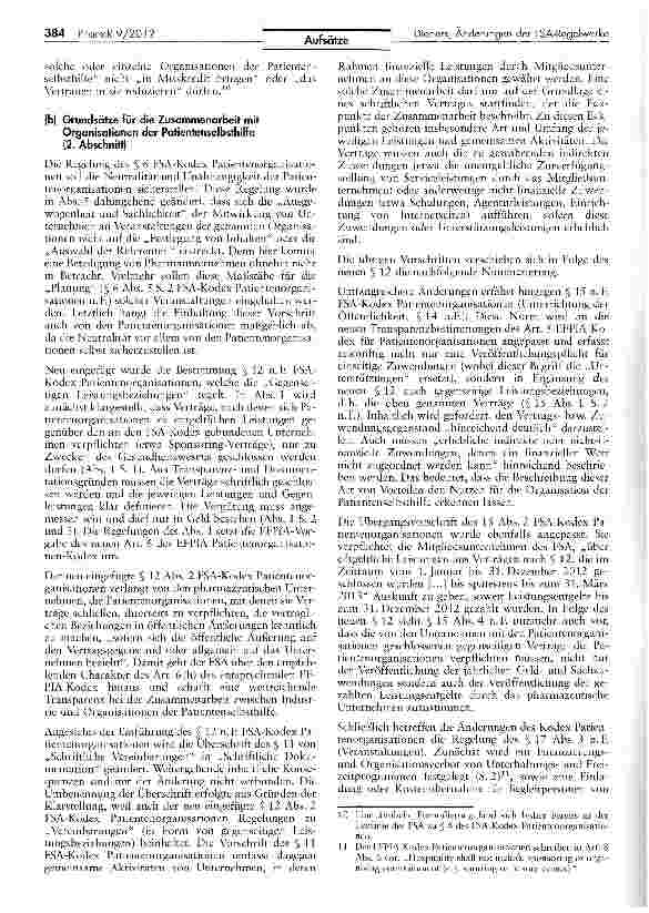 Vorschauseite 4: Die aktuellen Änderungen der FSA-Regelwerke