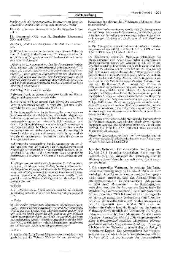 Vorschauseite 2: Werbung für Magnesium-Präparate