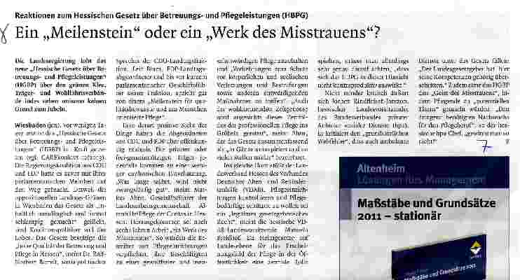 Vorschauseite 1: Ein „Meilenstein oder ein „Werk des Misstrauens?