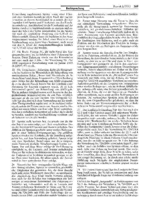 Vorschauseite 3: Auslegung der Vorschriften für das Inverkehrbringen von Humanarzneimitteln