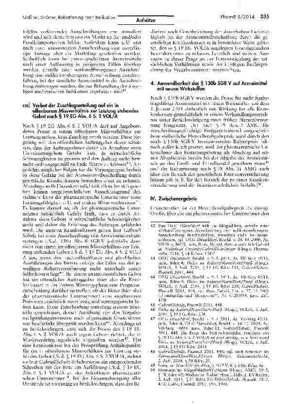 Vorschauseite 6: Rabattierung nach Indikation? - Zur nach Anwendungsgebieten differenzierten Preisgestaltung bei Arzneimitteln in Rabattverträgen und Verträgen zur integrierten Versorgung