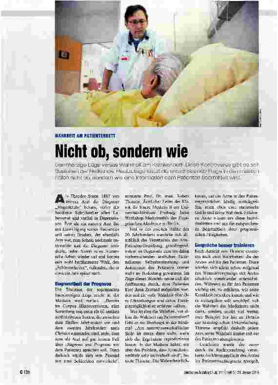 Vorschauseite 1: Nicht ob, sondern wie