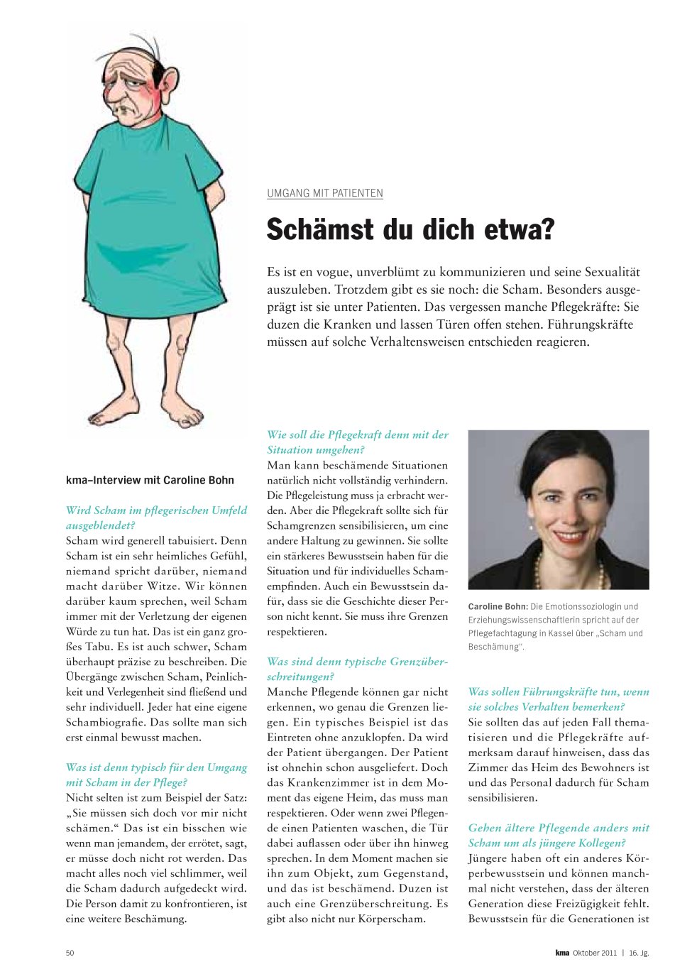 Vorschauseite 1: Schämst du dich etwa?