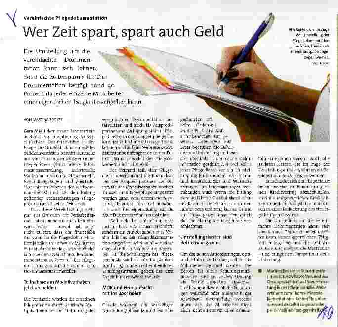Vorschauseite 1: Wer Zeit spart, spart auch Geld