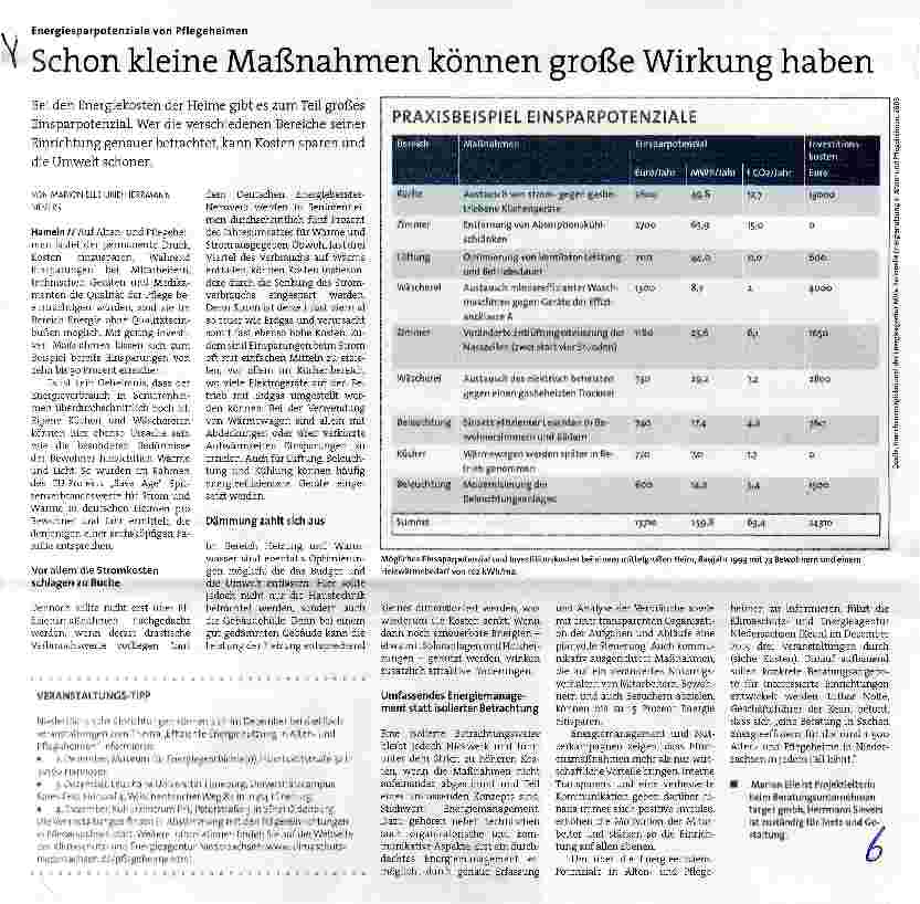 Vorschauseite 1: Schon kleine Maßnahmen können große Wirkung haben