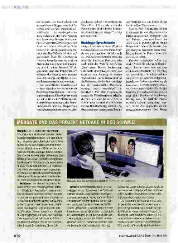 Vorschauseite 3: Zum Doktor per Video-Chat