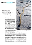 Vorschauseite 2: Klima und Gesundheit – eine Einführung