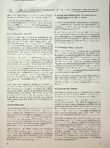 Vorschauseite 3: Der besondere Kündigungsschutz eines Schwerbehinderten bzw. eines ihm gleichge stellten Arbeitnehmers im öffentlichen Dienst - Teil 2