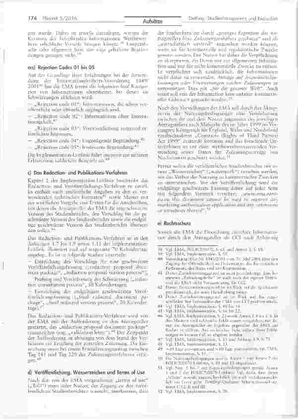 Vorschauseite 5: Studientransparenz und Redaction - Umfang und Grenzen*