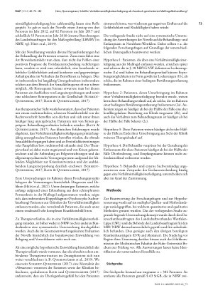 Vorschauseite 2: Verhältnismäßigkeitserledigung als Ausdruck gescheiterter Maßregelbehandlung? Eine Analyse von Therapieverläufen